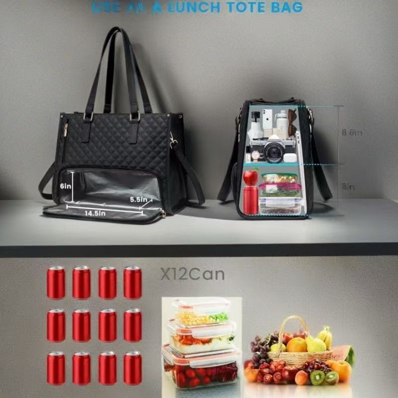 Women's Insulated Lunch Tote Bag