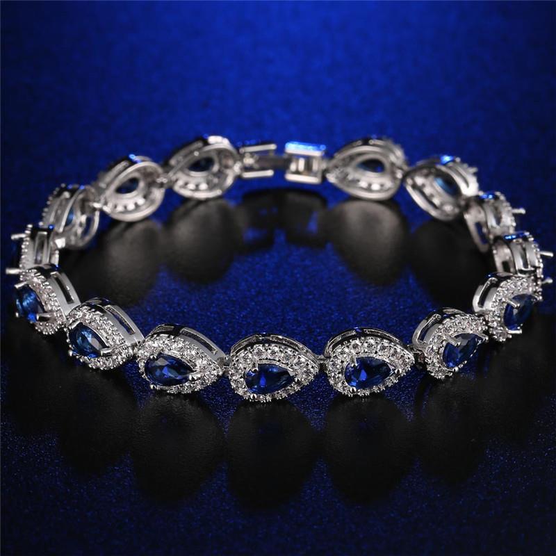 Water Drop Zircon Bracelet for Women
