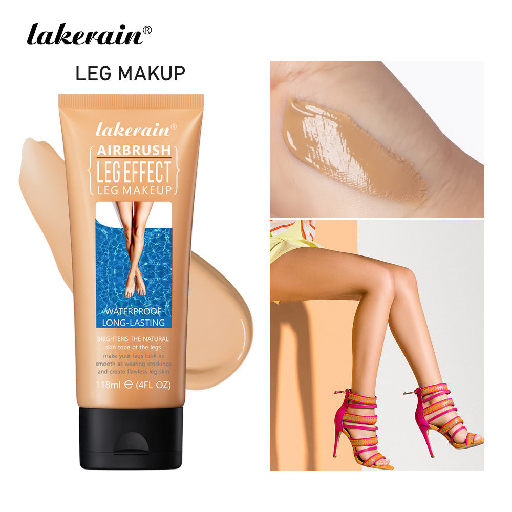 Leg Highlighting Makeup Golden Brown