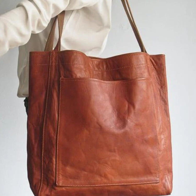 Women's Soft Leather Tote Bag