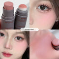 Natural rouge double sponge blush stick makeup