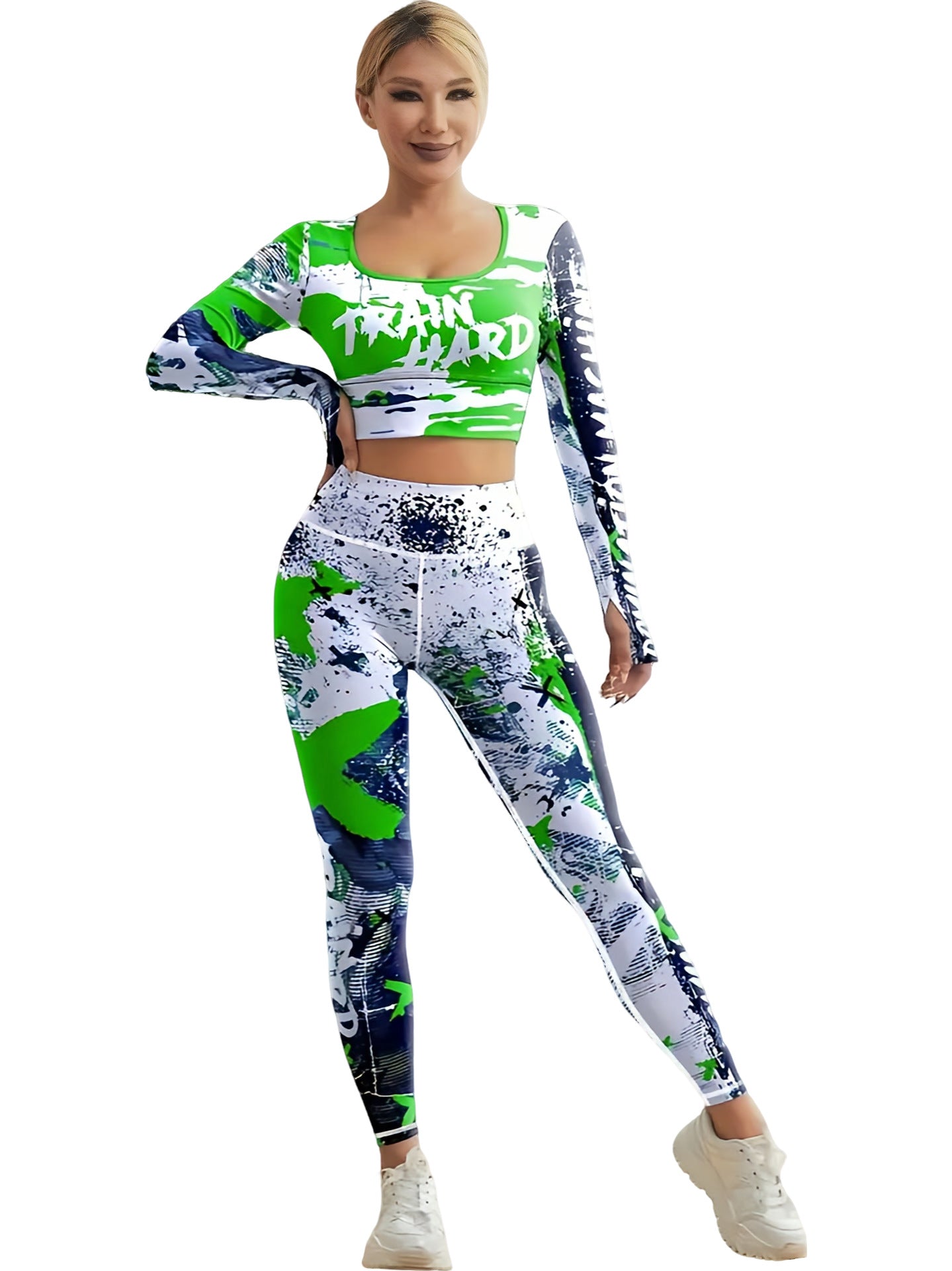 Long Sleeve Yoga Suit