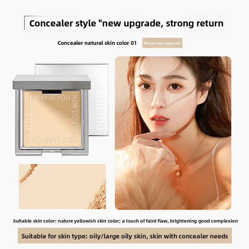 Small Silver Nugget Soft Focus Honey Powder Cake to Set Makeup