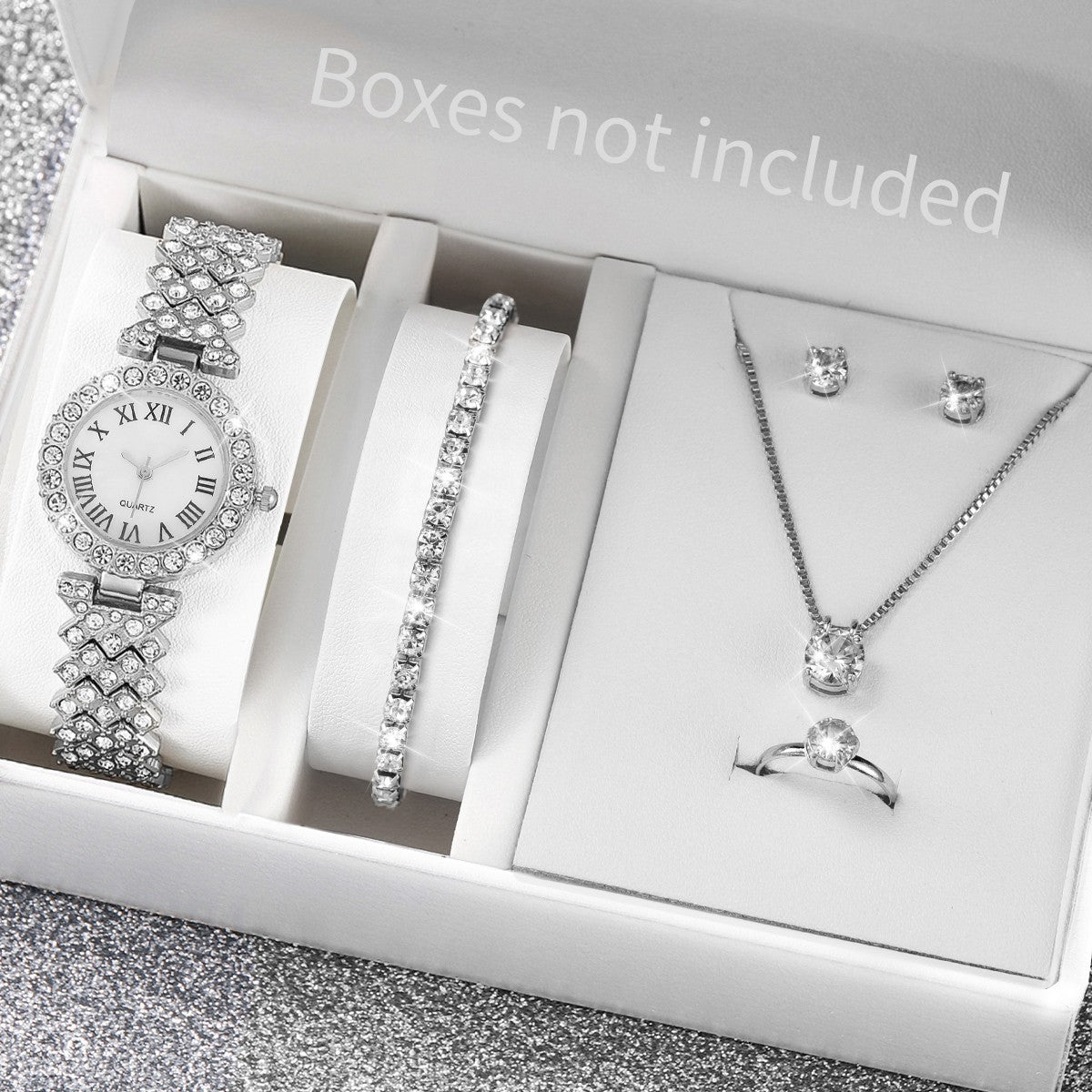 Diamond-studded ladies' watch