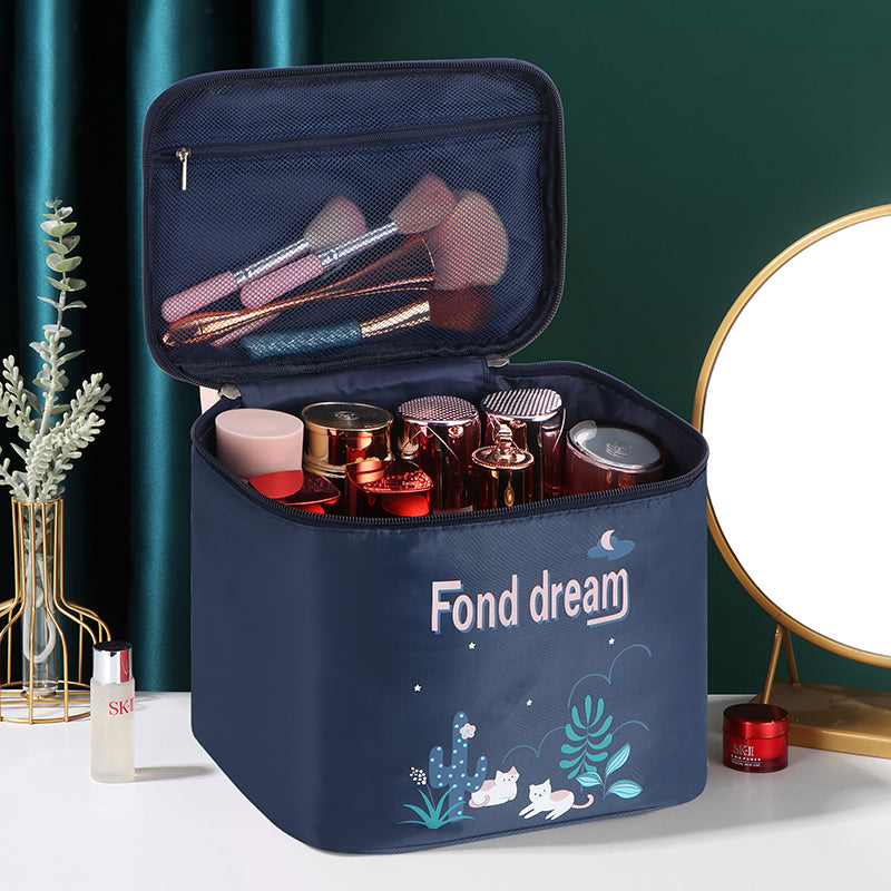 Newly Upgraded Extra Large Cosmetic Bag Portable 2021 New Skin Care Product Cosmetics Bag Travel Heightened Waterproof Cloth Bag for Women