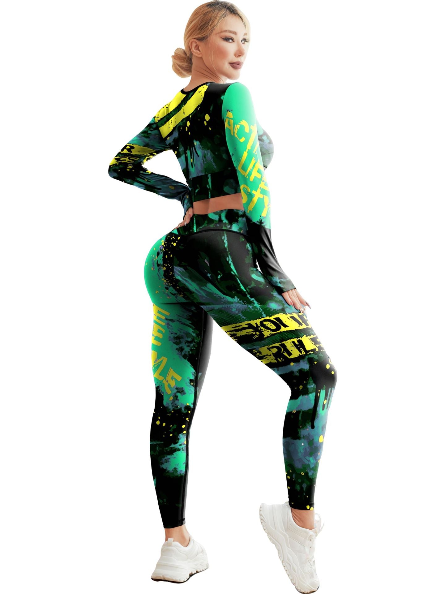 Long Sleeve Yoga Suit