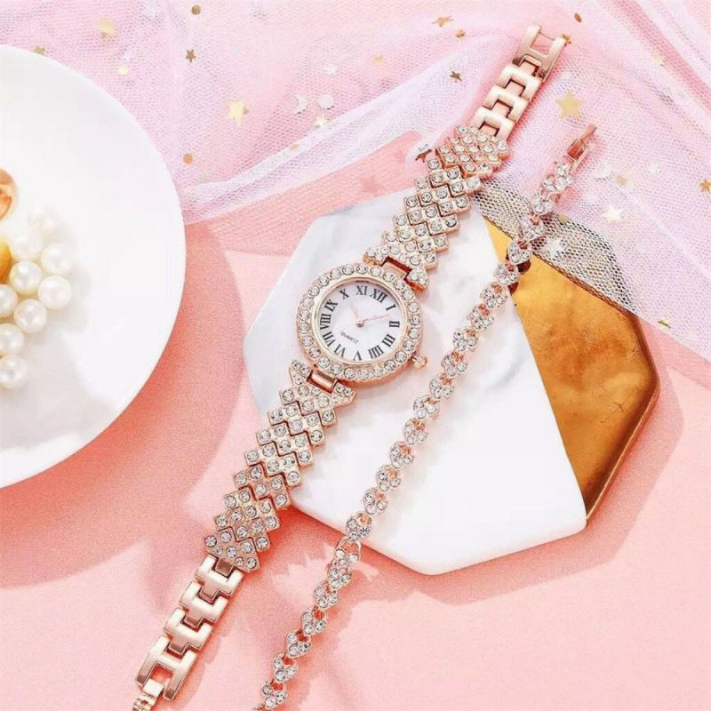 Diamond-studded ladies' watch