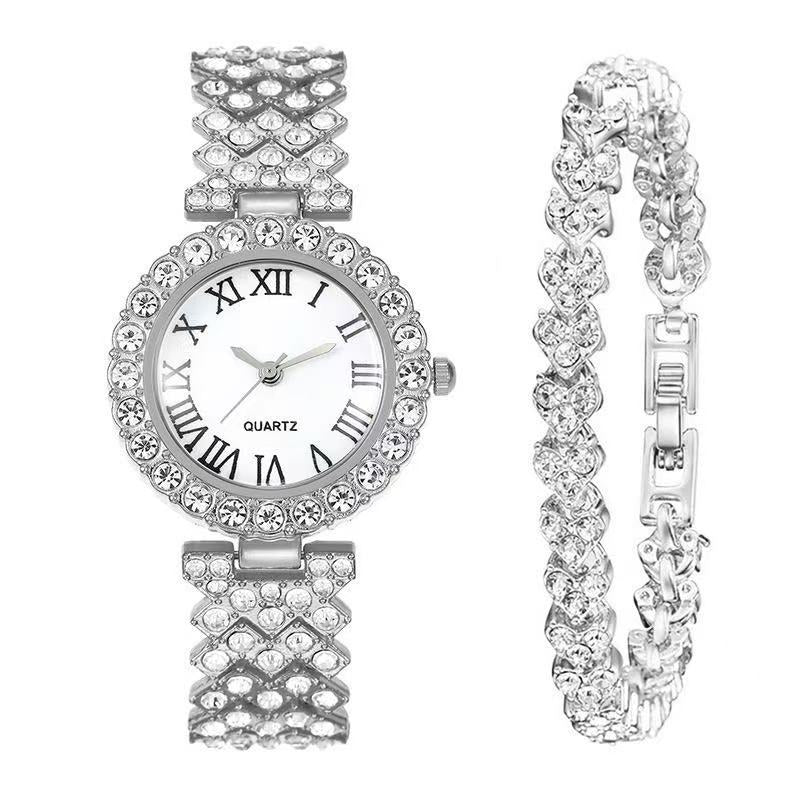 Diamond-studded ladies' watch