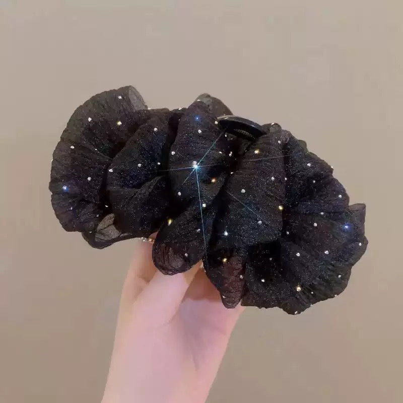 Elegant Princess Wave Dot Bubble Hair Clip for Women