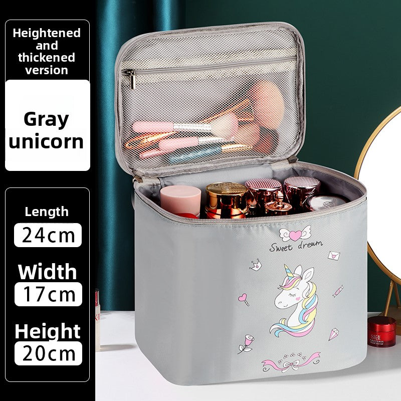 Newly Upgraded Extra Large Cosmetic Bag Portable 2021 New Skin Care Product Cosmetics Bag Travel Heightened Waterproof Cloth Bag for Women