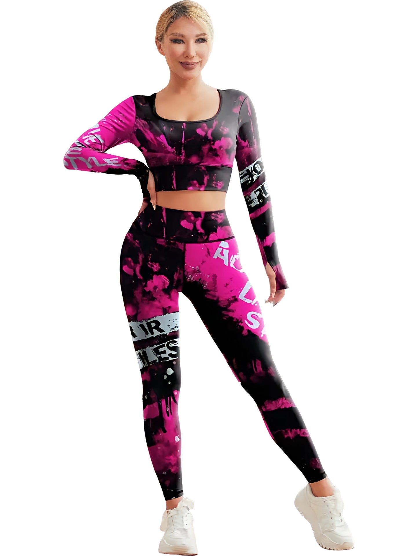 Long Sleeve Yoga Suit