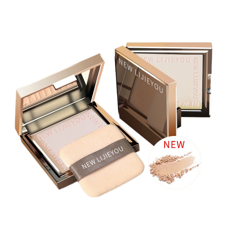 Small Silver Nugget Soft Focus Honey Powder Cake to Set Makeup