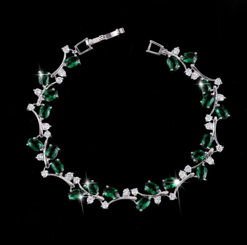 Twisted Rhinestone Bracelet for Women