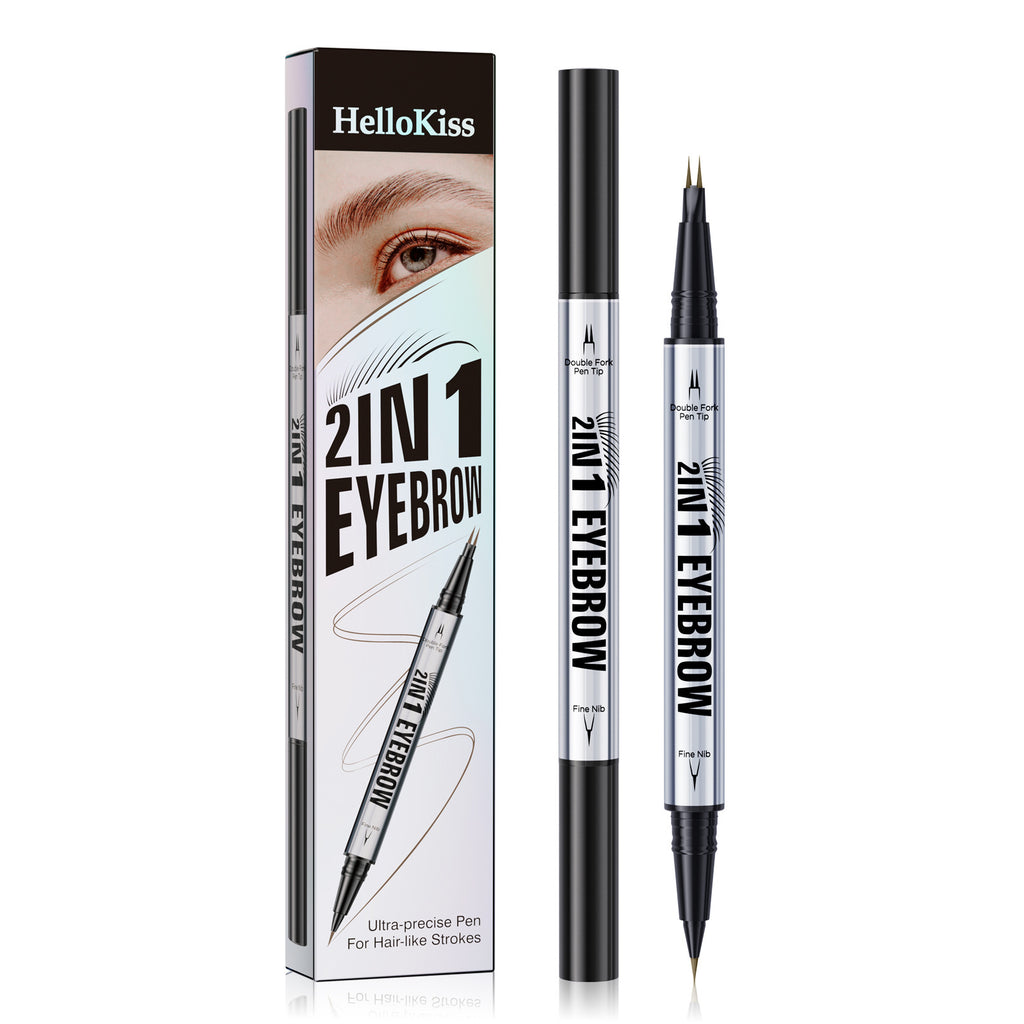 HelloKiss Dual-ended Waterproof Eyebrow Pencil