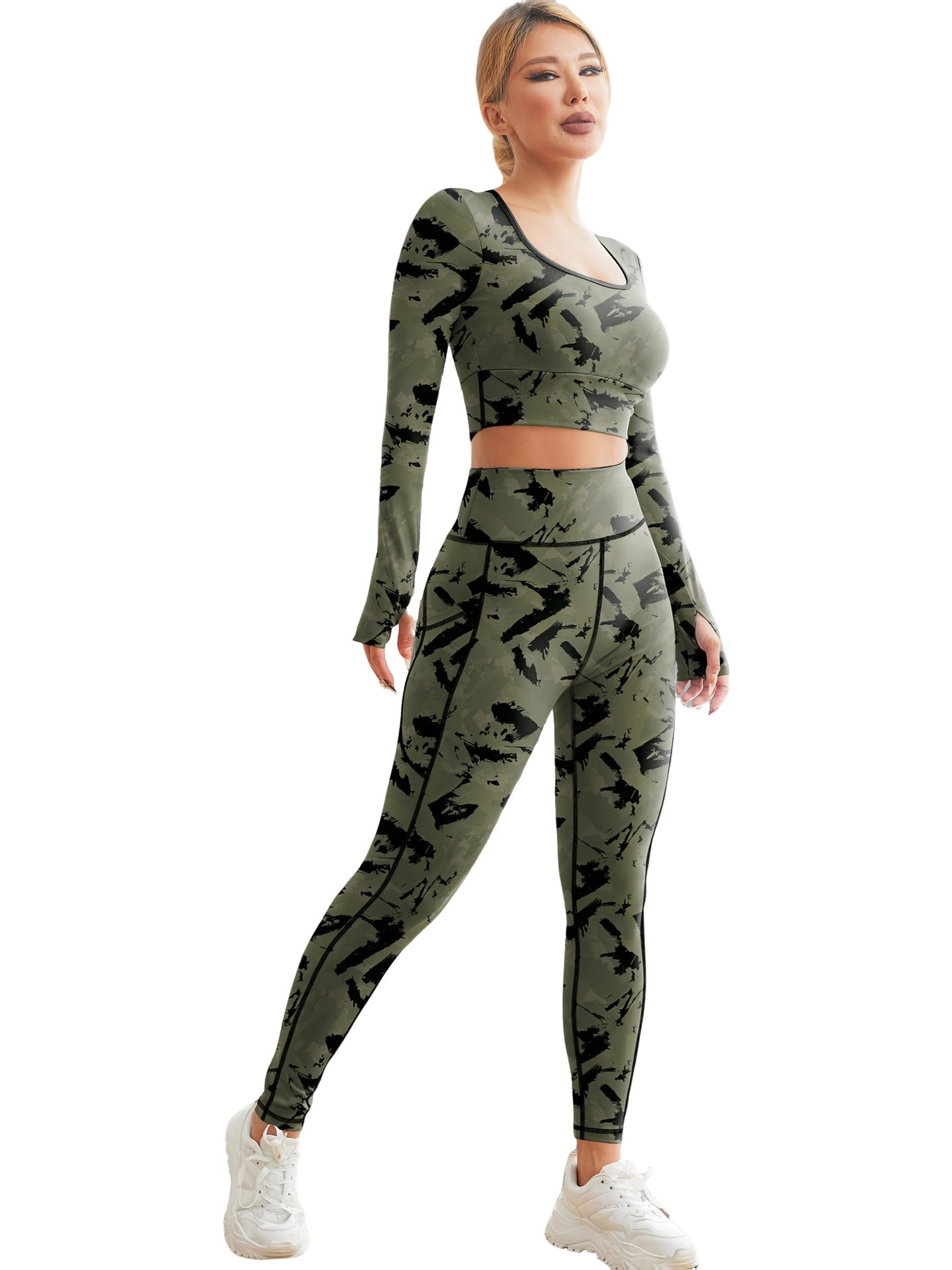 Long Sleeve Yoga Suit
