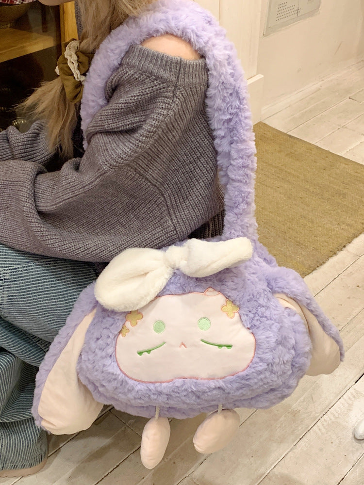 Plush backpack