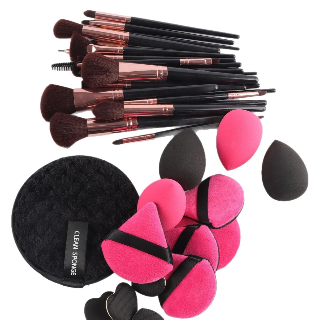 Makeup Brush Set with Toiletry Bag