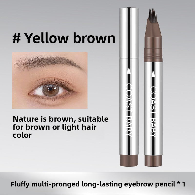 Furry multi-fork styling eyebrow pencil