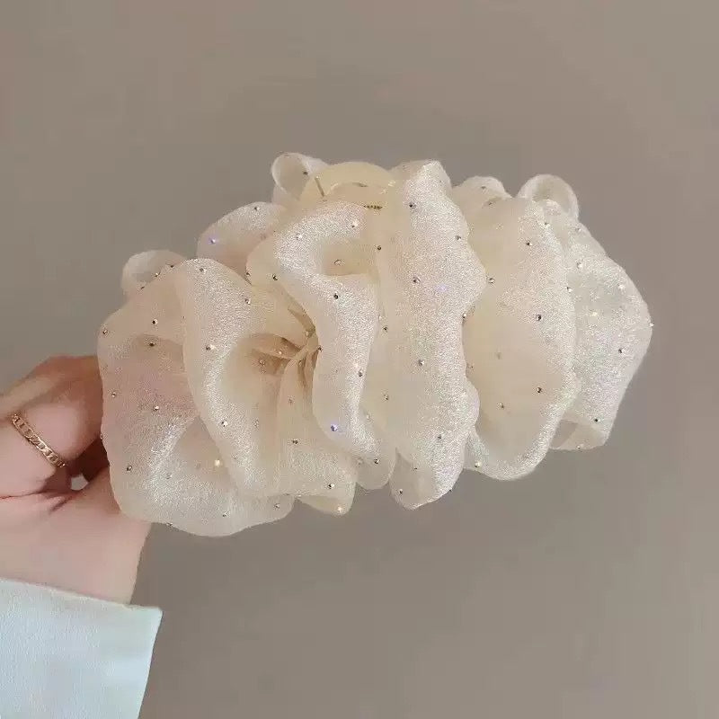 Elegant Princess Wave Dot Bubble Hair Clip for Women