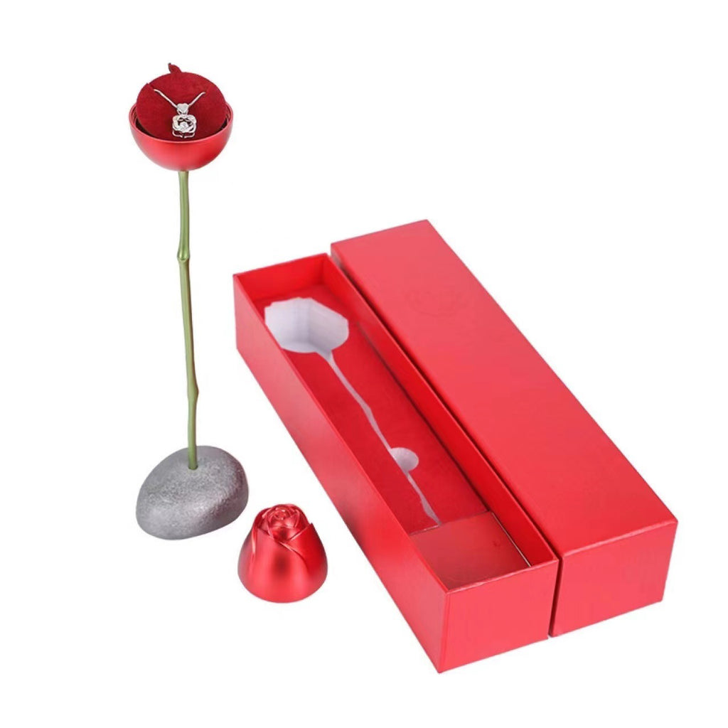 Elegant Rose Jewelry Gift Box