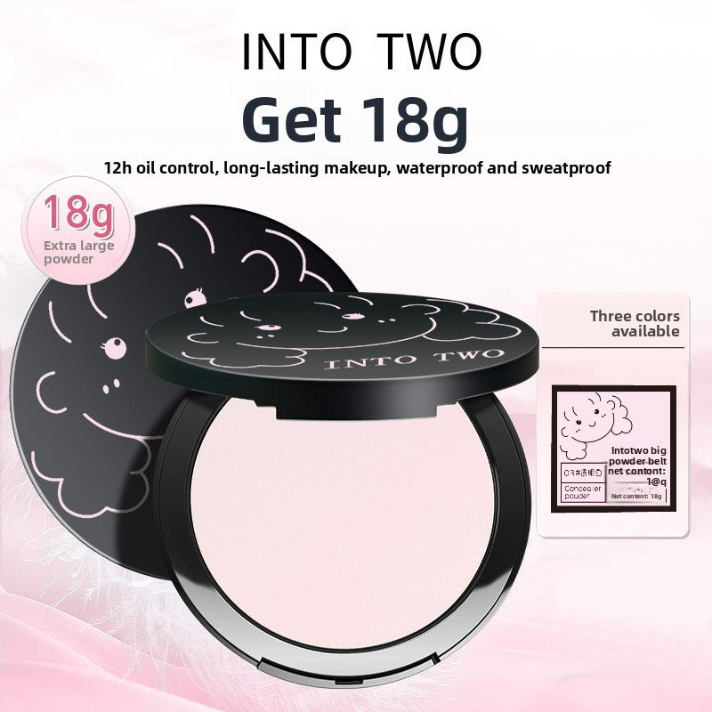 not easy to take off makeup brightening pressed powder