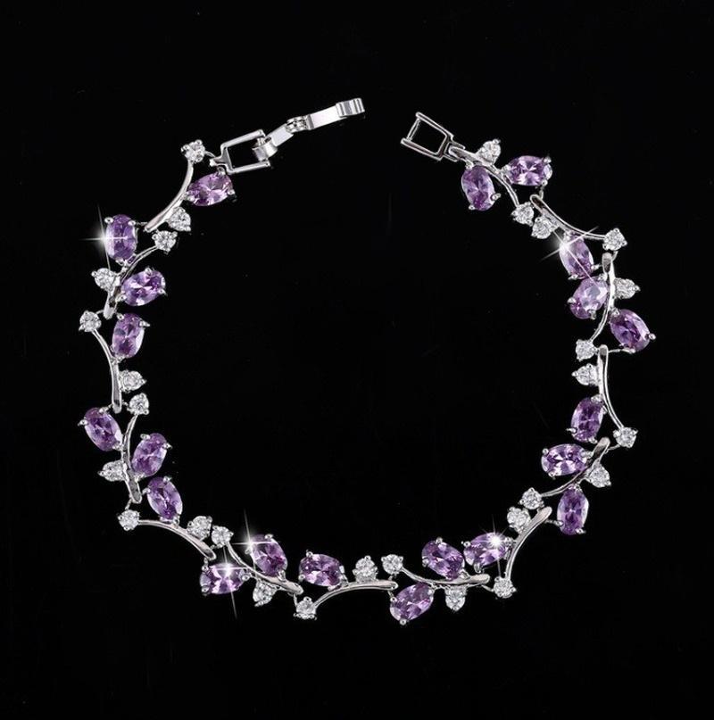 Twisted Rhinestone Bracelet for Women