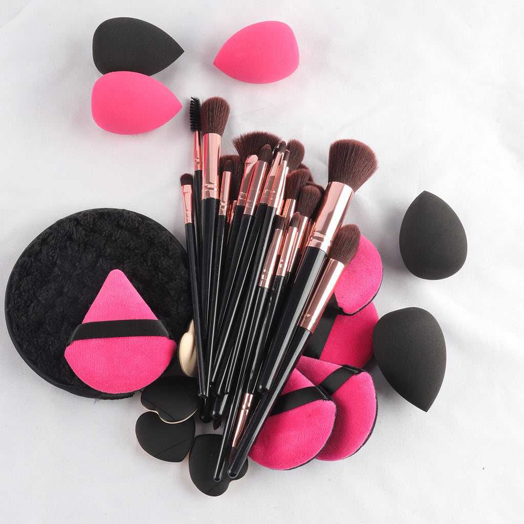 Makeup Brush Set with Toiletry Bag
