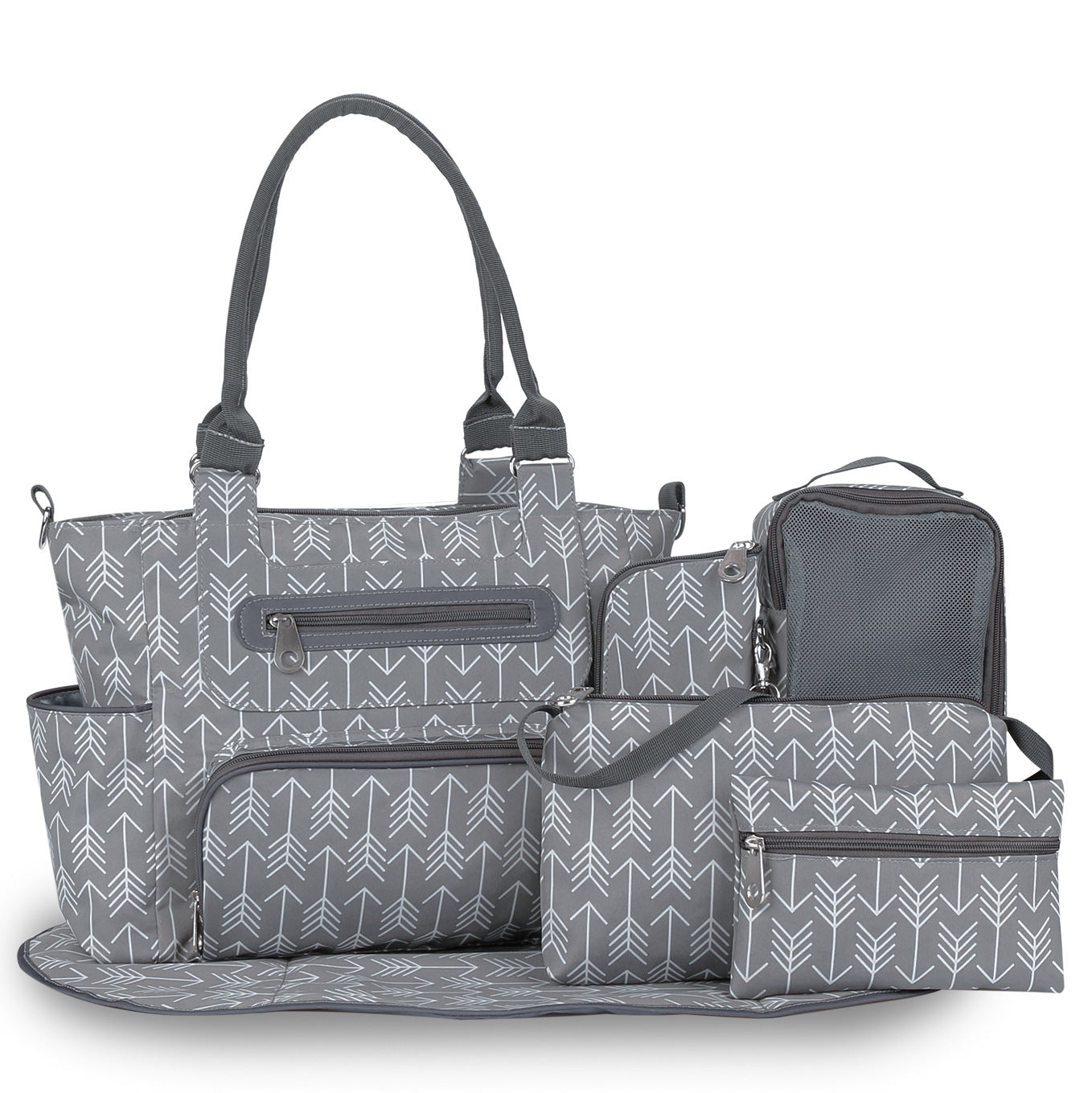 Multifunctional Large Capacity Diaper Bag with Accessories