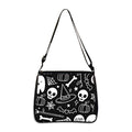 Polyester Gothic Print Underarm Handbag
