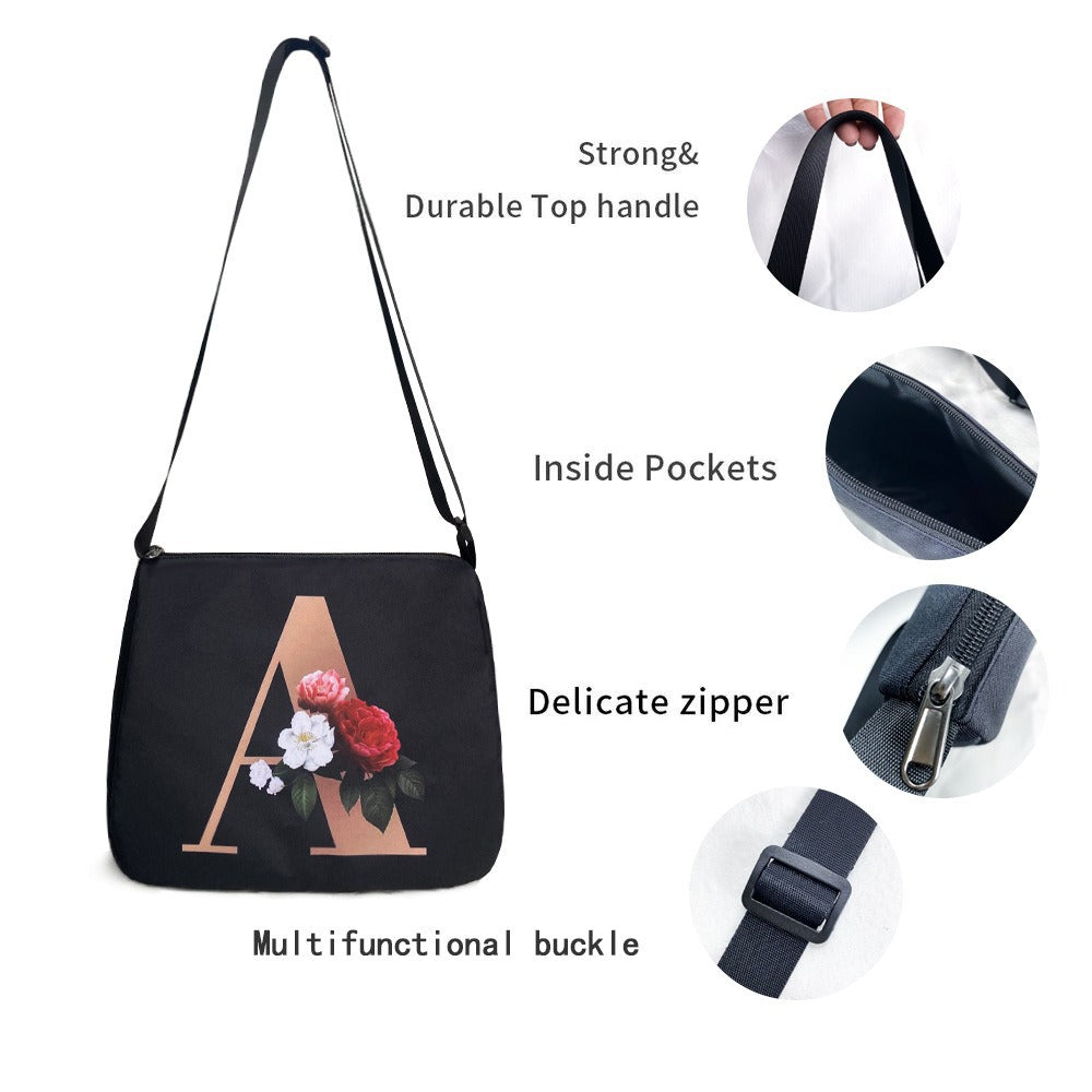 Polyester Gothic Print Underarm Handbag