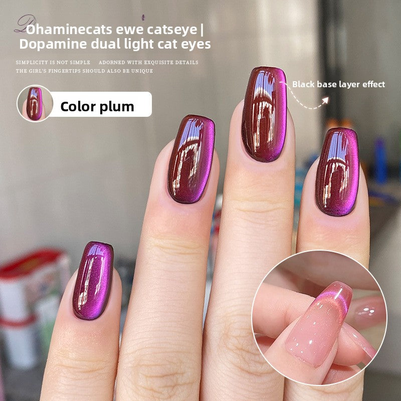 Double Light Cat Eye Nail Polish Glue