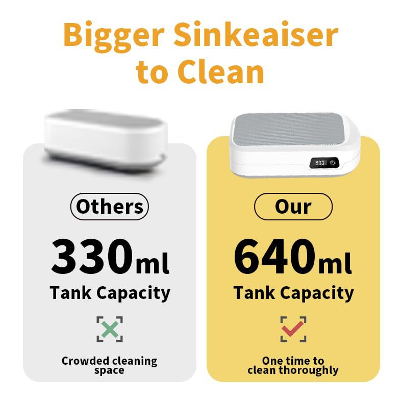 Ultrasonic Cleaning Machine for Glasses and Jewelry