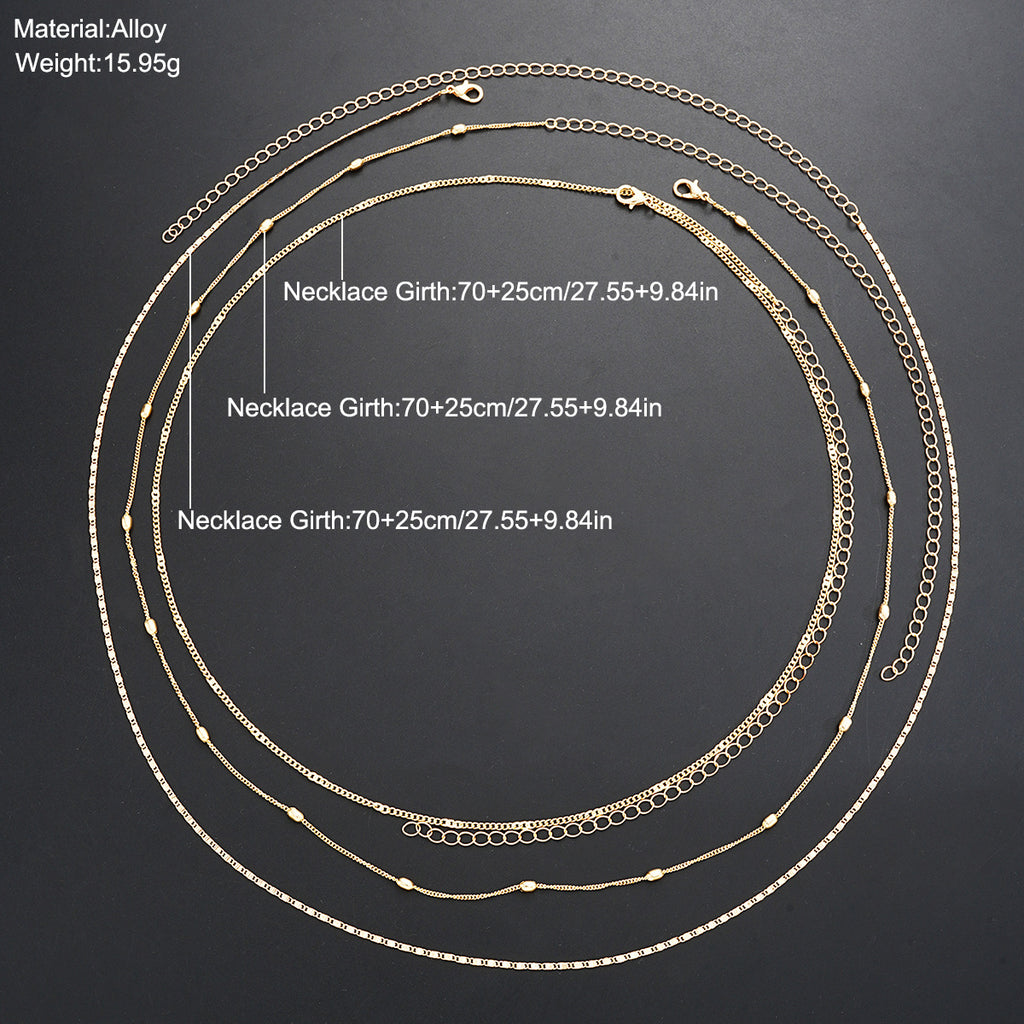 European And American Foreign Trade Hot-Selling Simple Sequin Chain Waist Chain Sexy Multi-Layered Pearl Waist Chain Simple And Versatile Body Chain