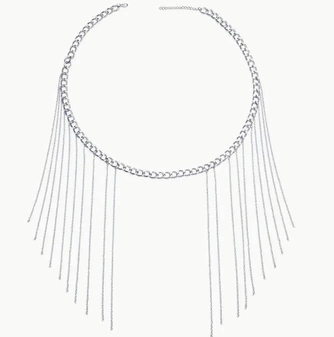 Europe And The United States New Metal Chain Waist Chain Women&#039;s High-grade Non-fading Cross-border Sexy Fashion Alloy Body Chain Pure Desire