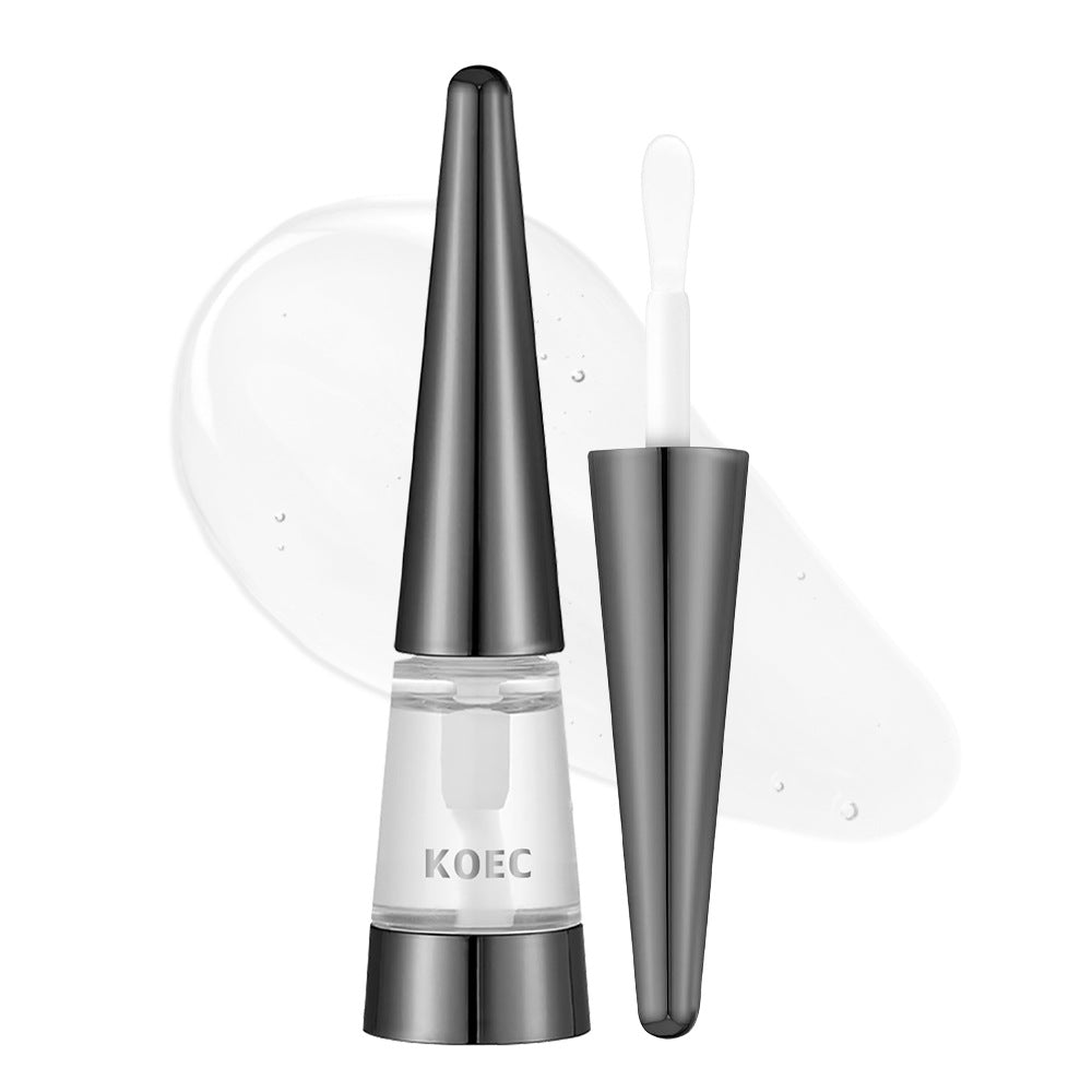 KOEC  Black Silver Transparent Lip Oil Moisturizing 4-color Lip Gloss Reedle Shot Lip Plumper Popular