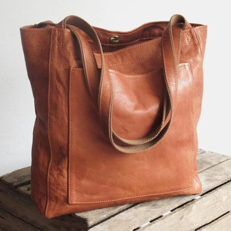 Women's Soft Leather Tote Bag