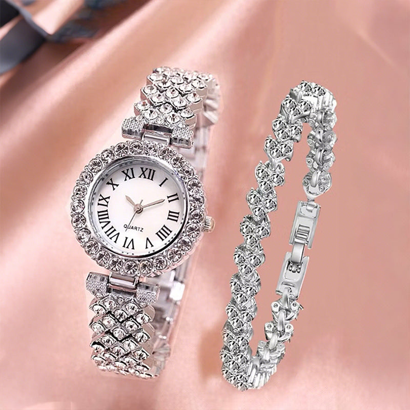 Diamond-studded ladies' watch