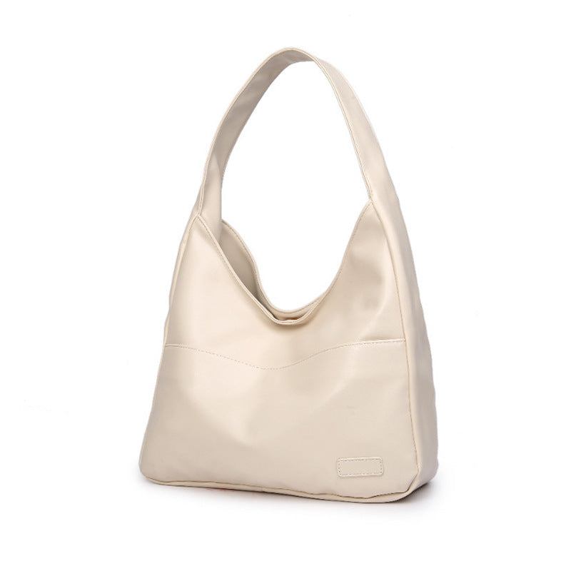 Retro Large Capacity PU Shoulder Tote Bag