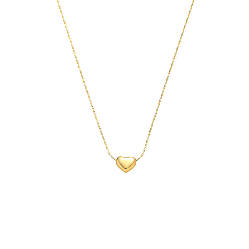 Love Heart Necklace with Heart-shaped Pendant for Women