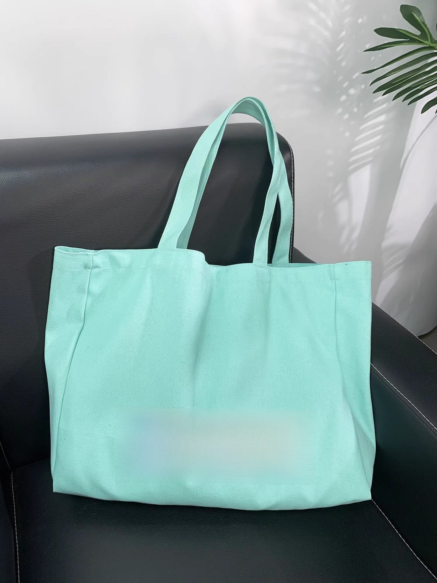 Simple Large Canvas Tote Bag