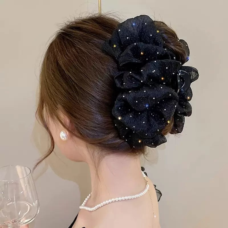 Elegant Princess Wave Dot Bubble Hair Clip for Women