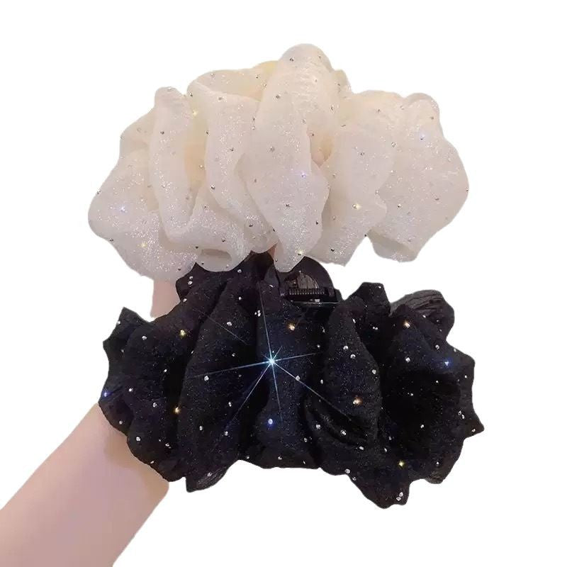 Elegant Princess Wave Dot Bubble Hair Clip for Women