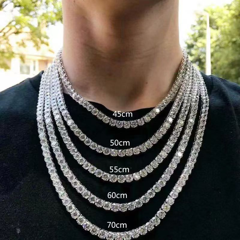 Zircon hip-hop necklace