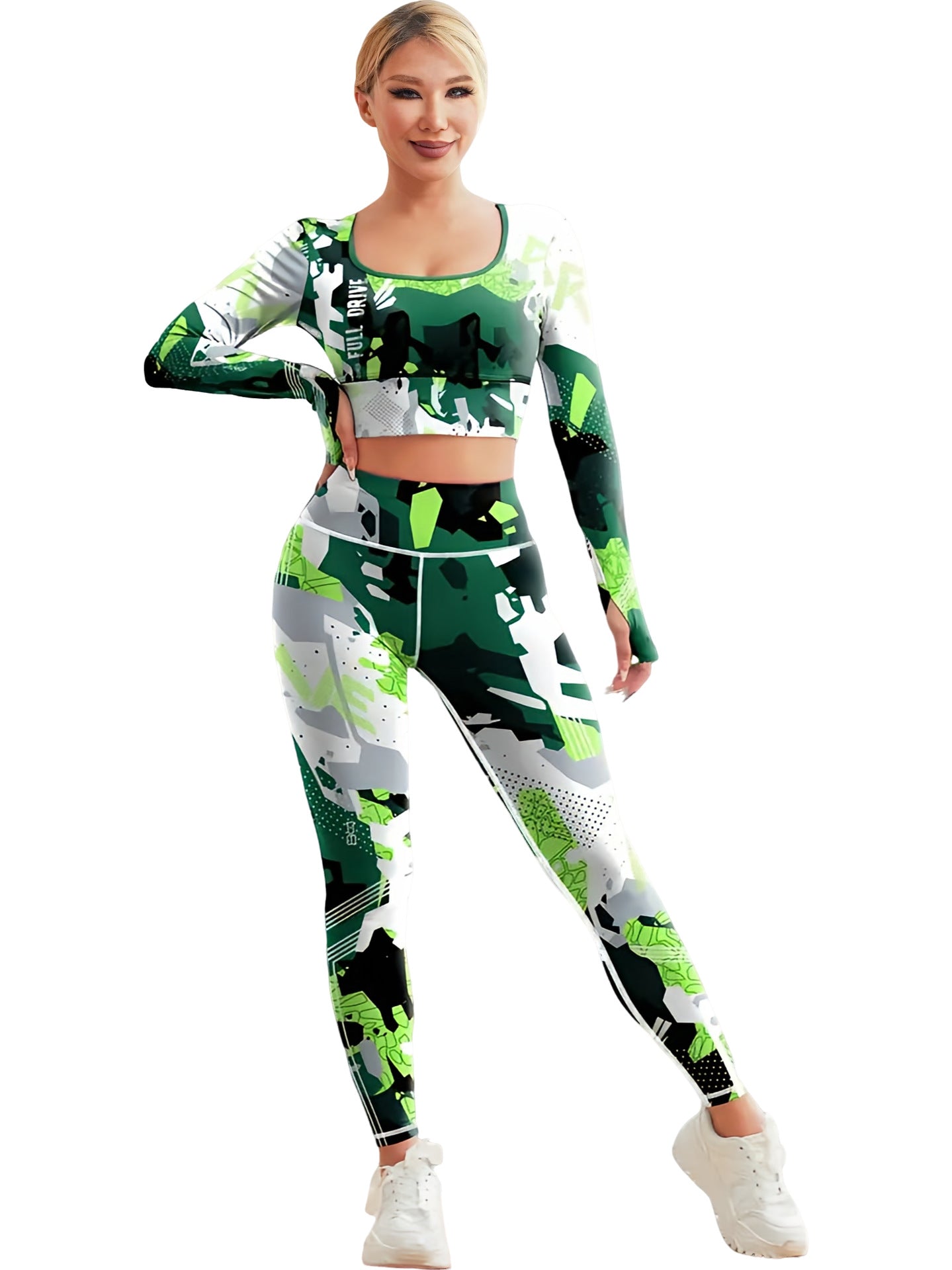 Long Sleeve Yoga Suit