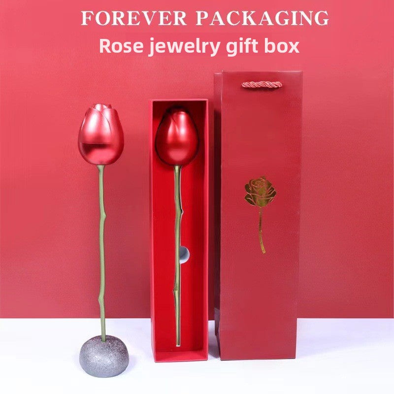 Elegant Rose Jewelry Gift Box