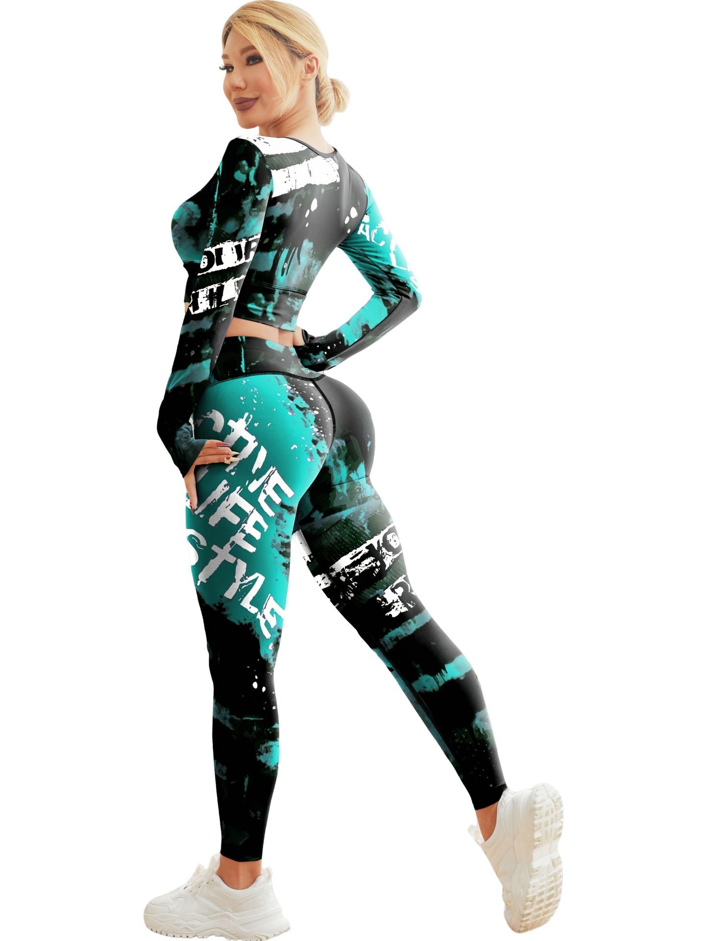 Long Sleeve Yoga Suit