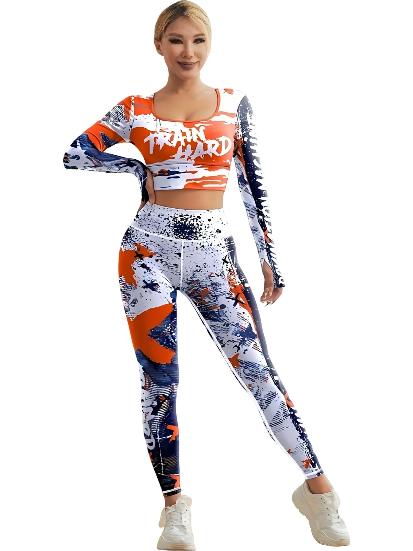 Long Sleeve Yoga Suit