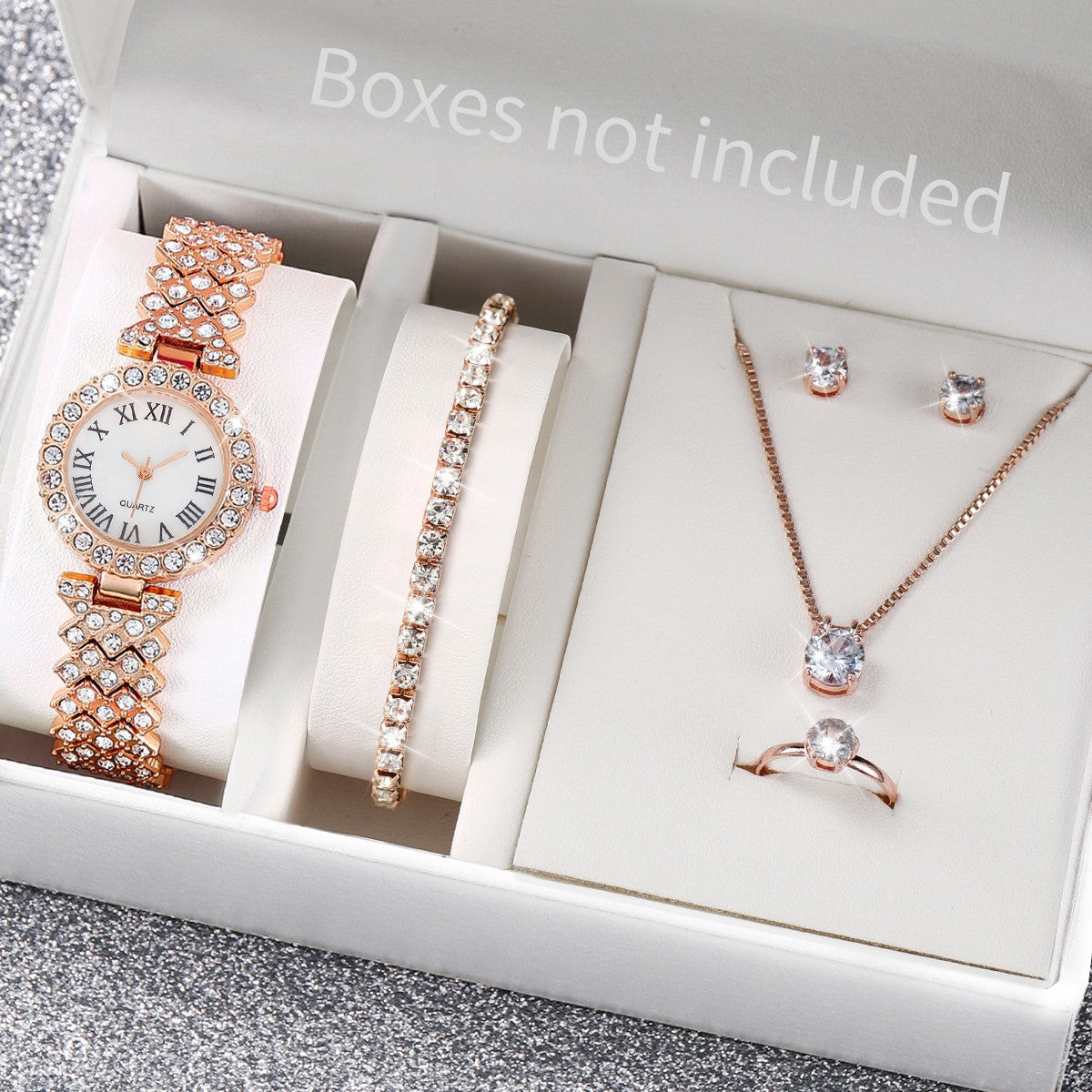 Diamond-studded ladies' watch