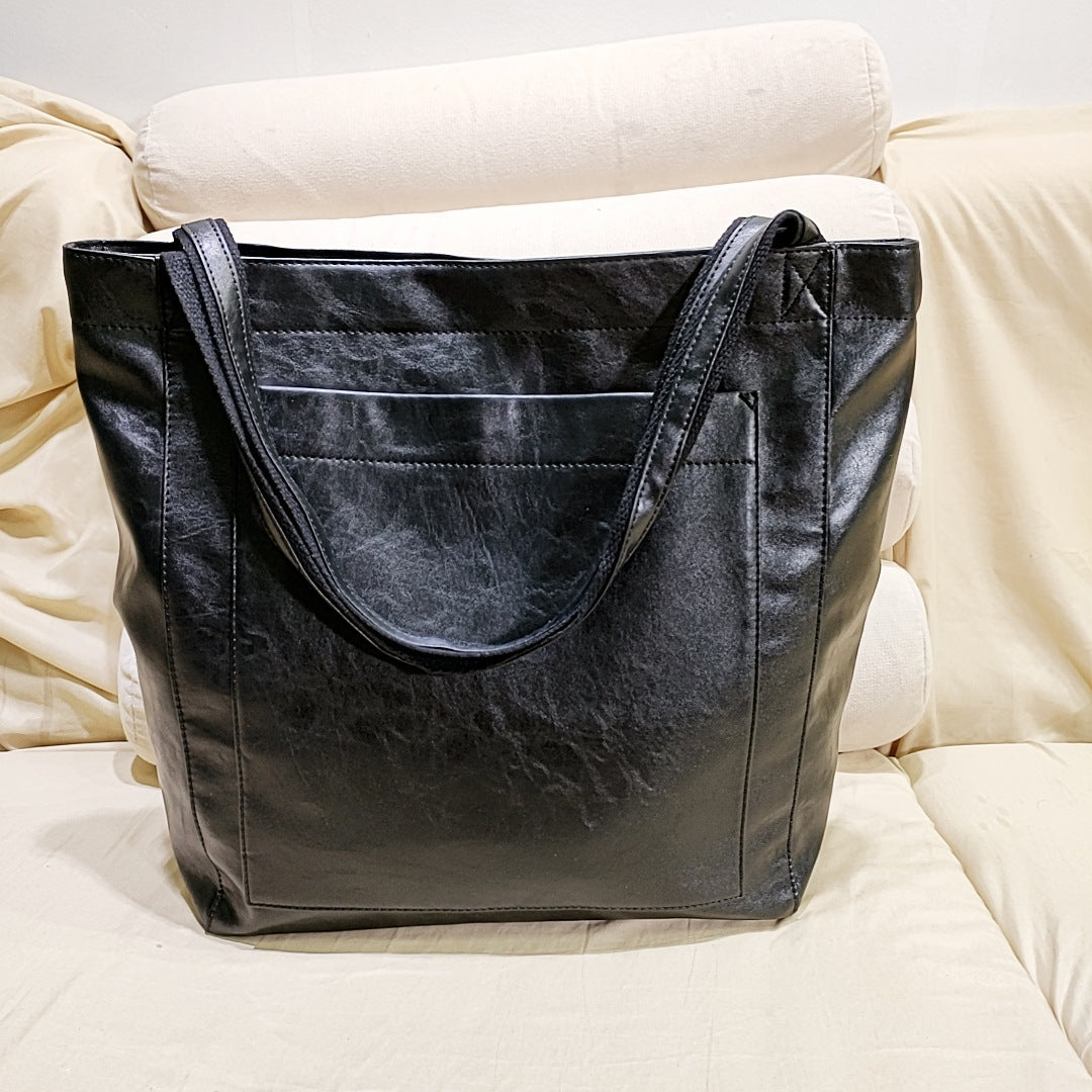 Women's Soft Leather Tote Bag