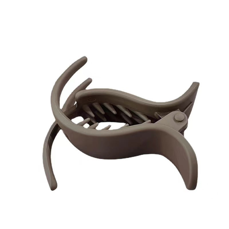 Simple solid-colored small hair clips